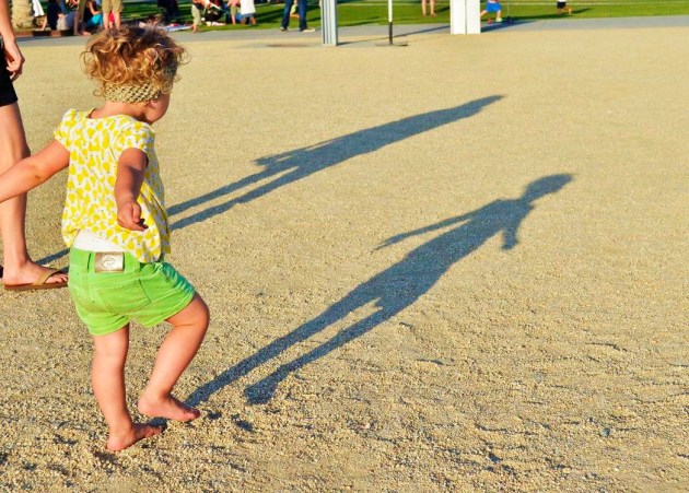 Child and shadow