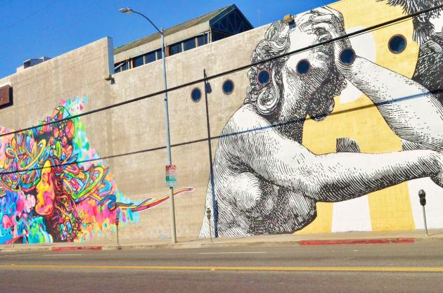 Along Santa Monica Boulevard