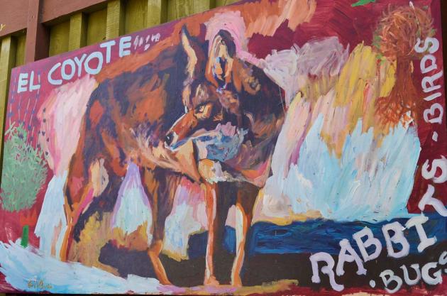 Painting at Nature Center building