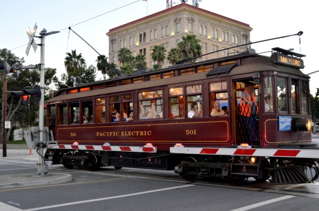 Thumbs Up on the Street Car