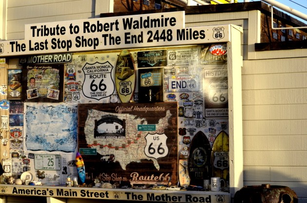 Route 66 Exhibit at Santa Monica Pier
